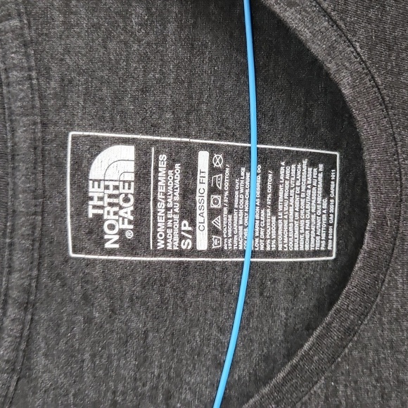 The North Face Womens Shirt Size S Heather Dark Gray - Picture 3 of 8